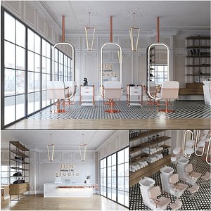 Hairdresser and Nail Salon Interior