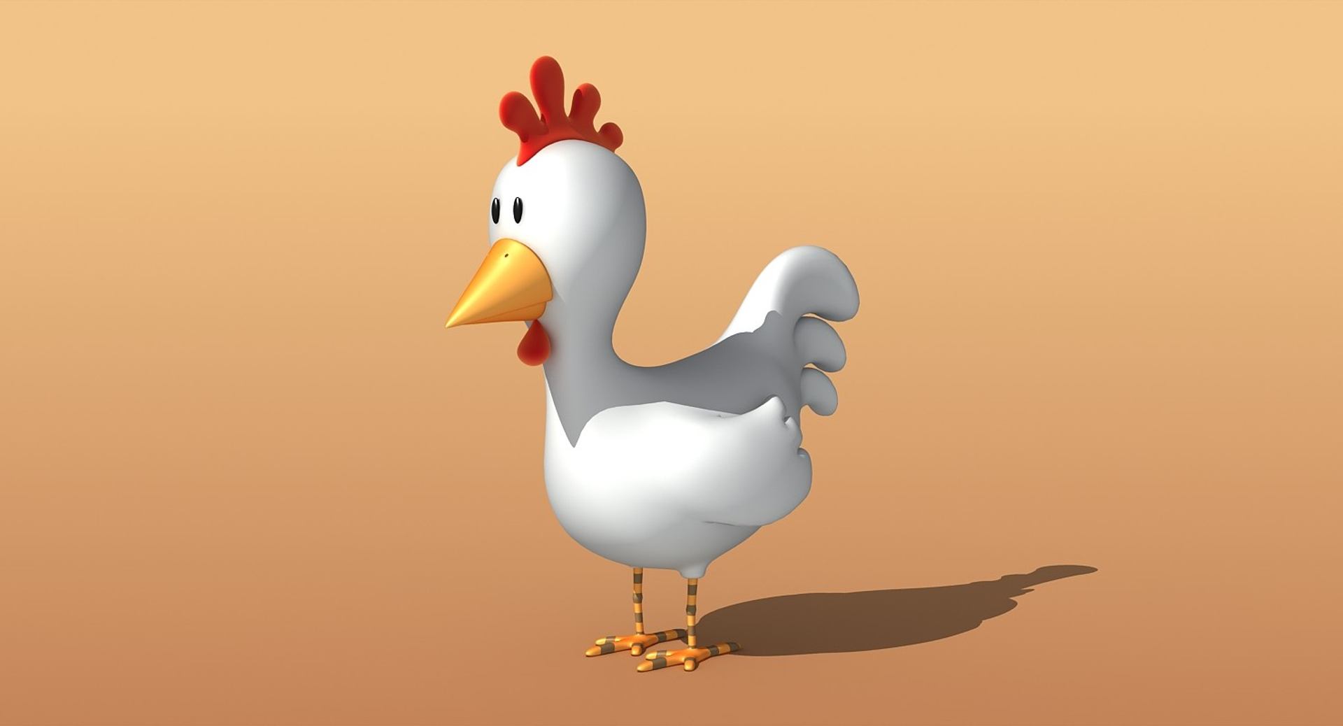 3d Chicken Cartoon
