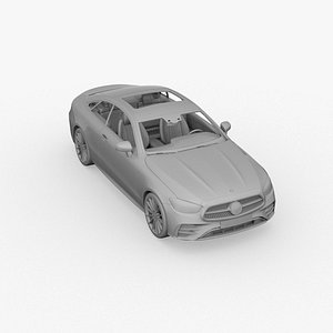 mercedes benz e class coupe amg line 2021 3D model