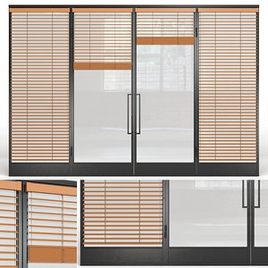 3D glass partition loft