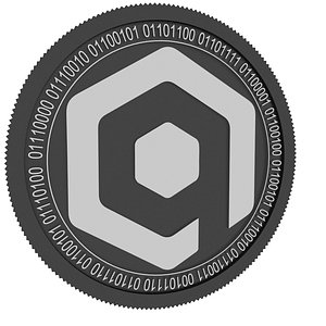3D model qbase coin