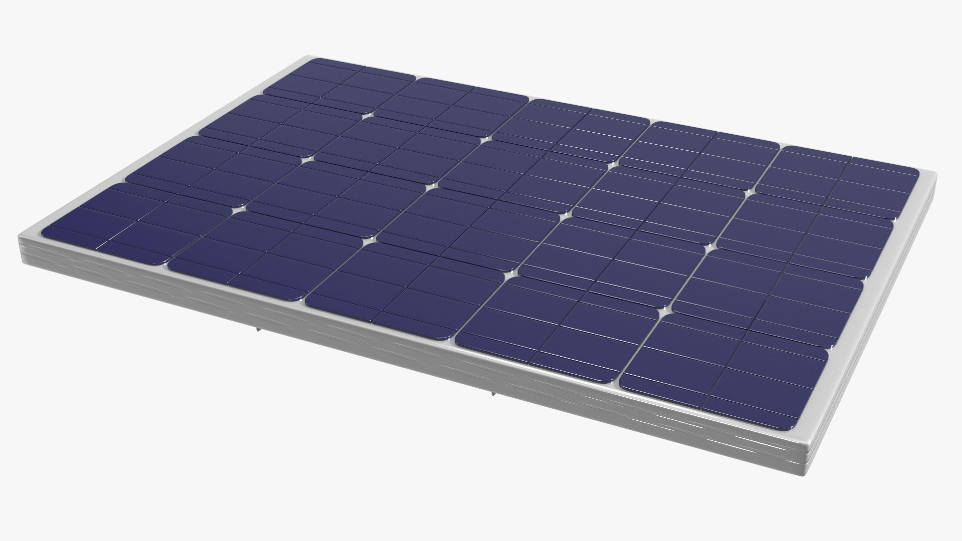 3D Soft Tile With Solar Panel - TurboSquid 2248286