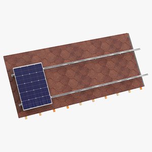 Soft Tile with Solar Panel