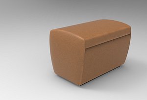 Ox Footstool 3D model