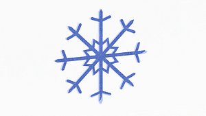 Snowflake 3D model