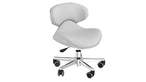 Salon Smart Ergonomic Pedicure Stool Grey