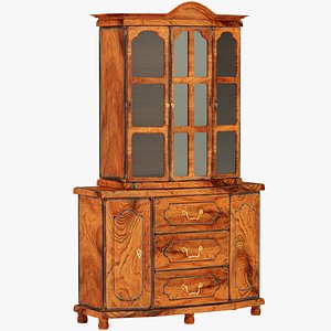 wooden cupboard 3ds