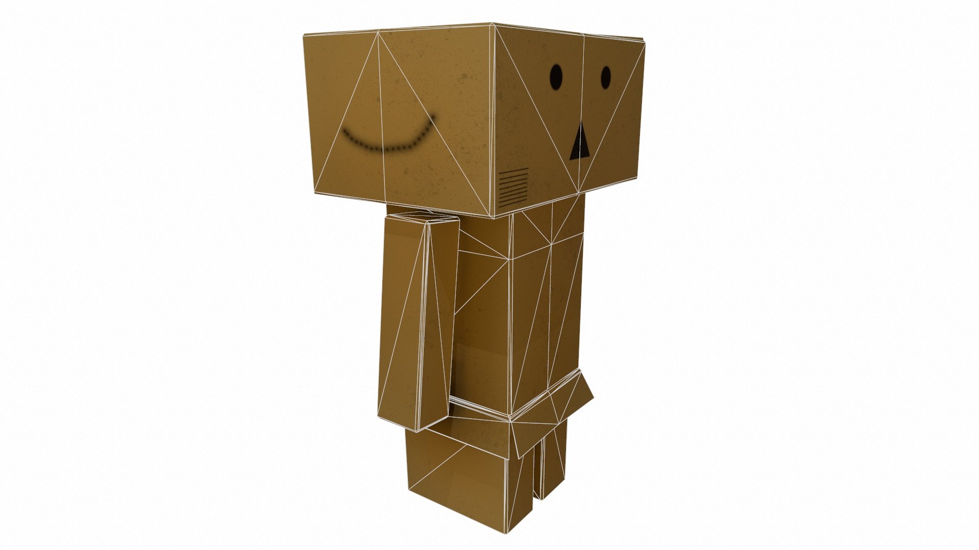 Rigged Box Man 3D Model - TurboSquid 1396488