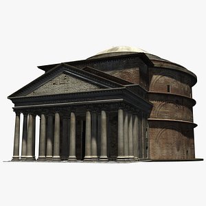 pantheon - rome italy obj