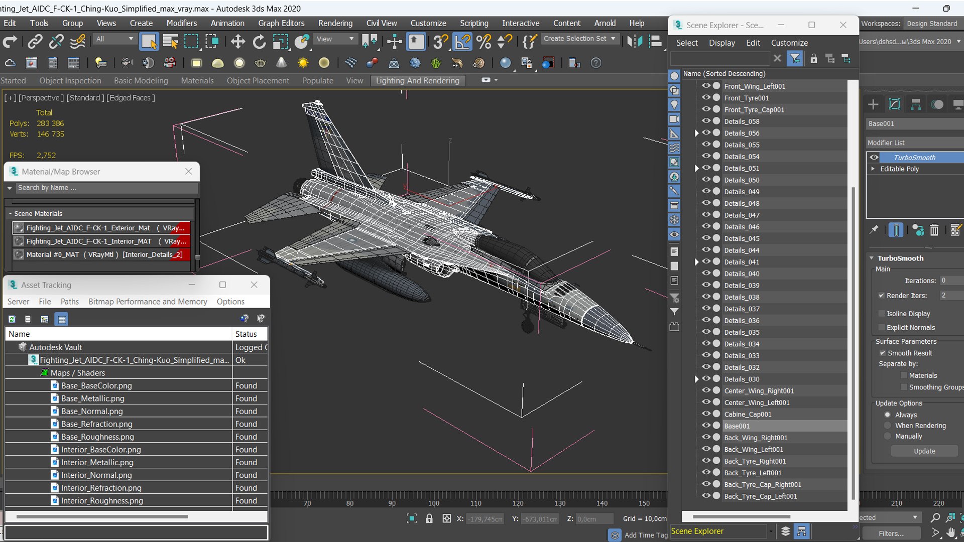 Combat Interceptor Fighter Jet Model - TurboSquid 2302368