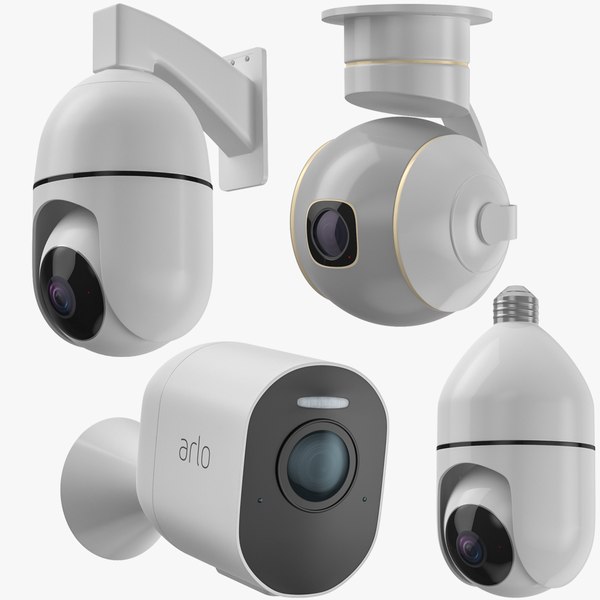 Security Cameras Collection 02 3D