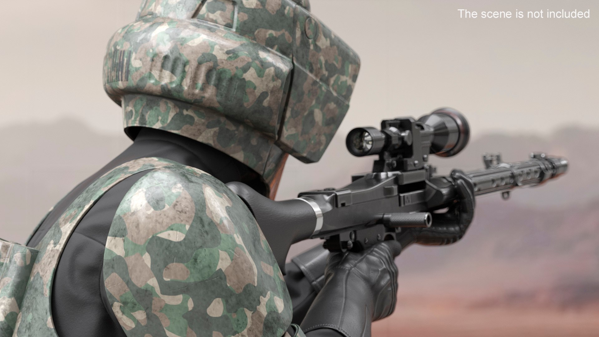 Star Wars Tactical Marksman In Camouflage Shooting 3D - TurboSquid 2418897