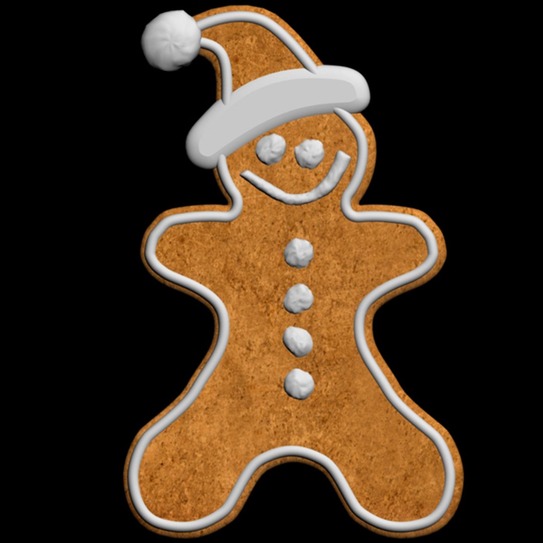 3d Gingerbread Ginger Bread Model