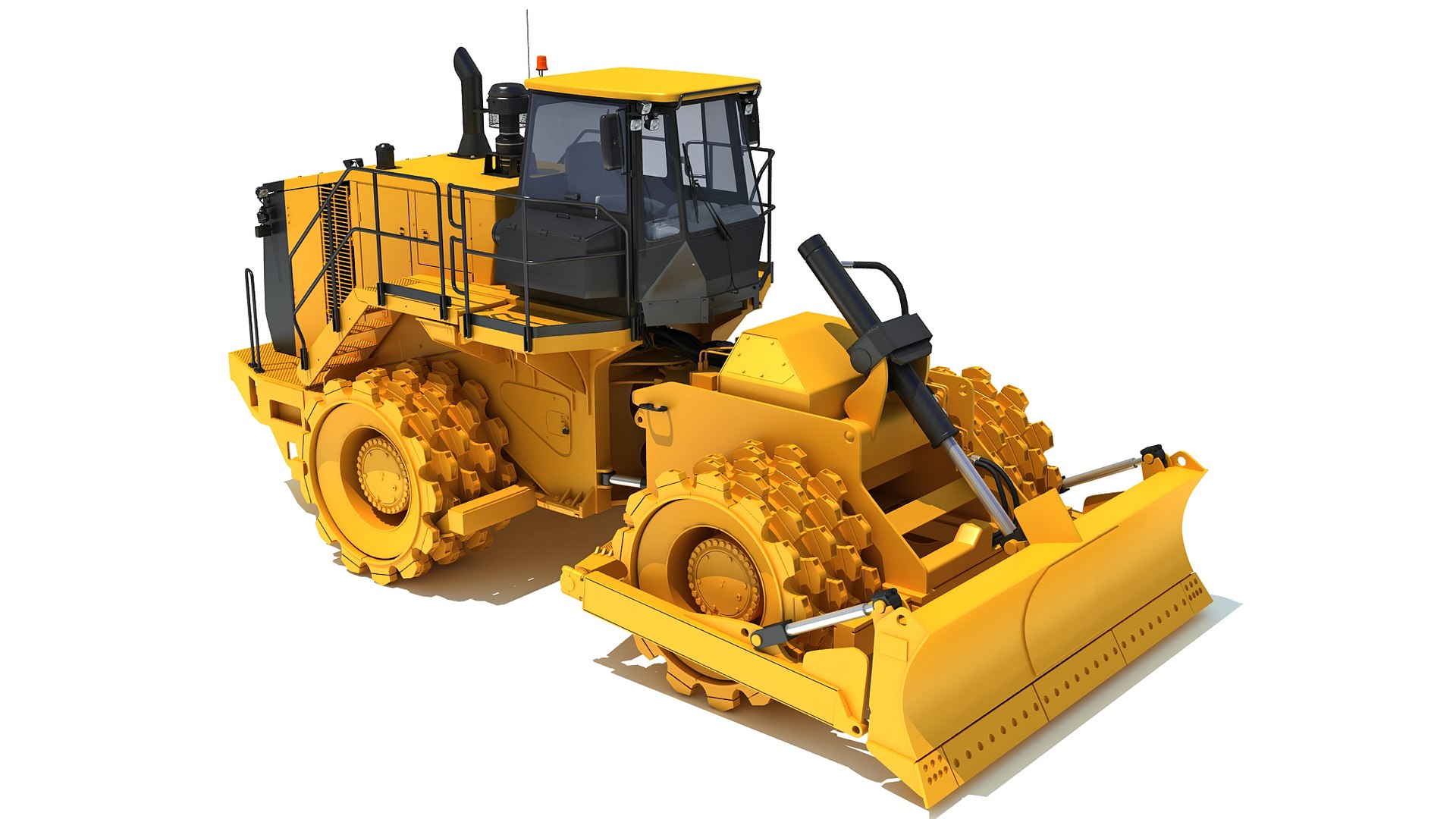 3D Soil Compactor Model - TurboSquid 2156285