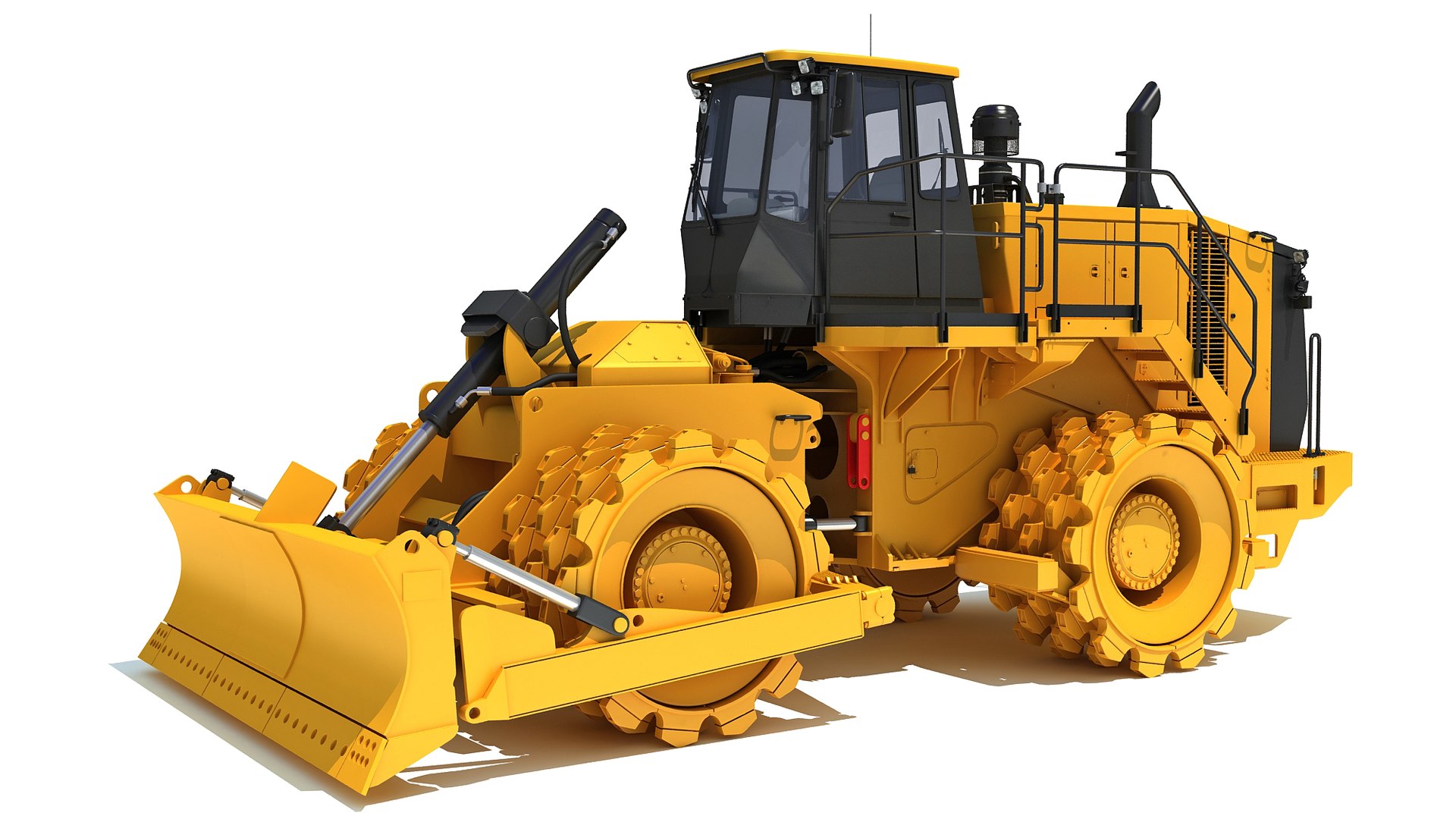 3D Soil Compactor Model - TurboSquid 2156285