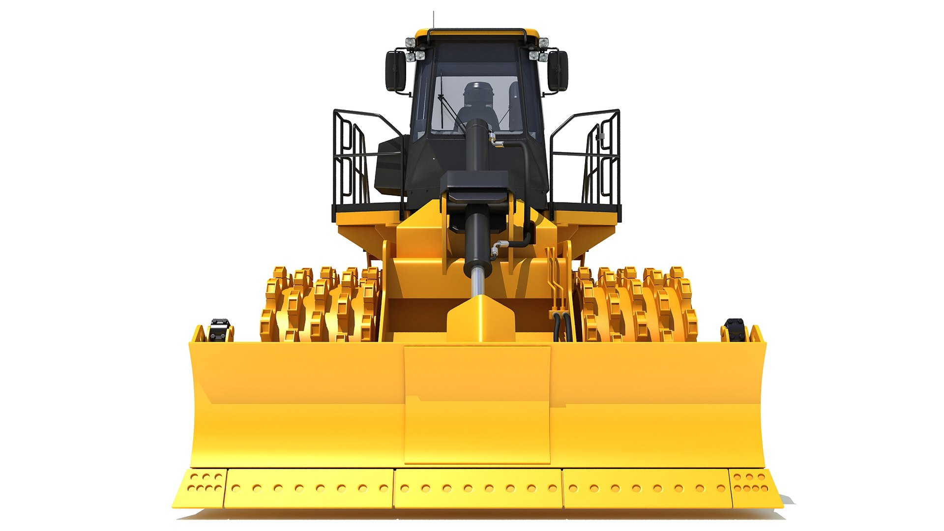 3D Soil Compactor Model - TurboSquid 2156285