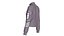 Girls Eyelet Lace Panel Full-Zip Jacket