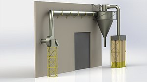 3D Dust Collector model