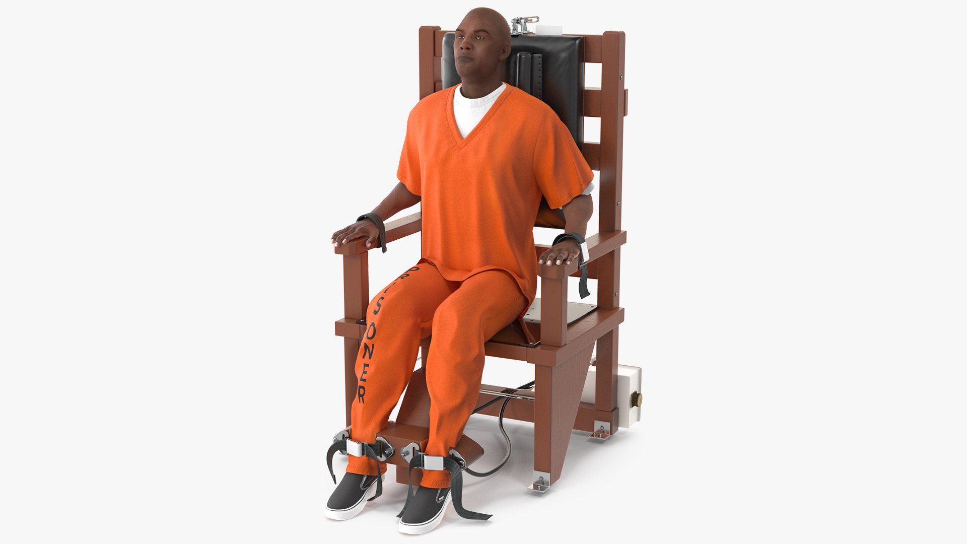Prisoner on Electric Chair 3D model preview