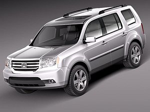 3d honda pilot 2012 suv