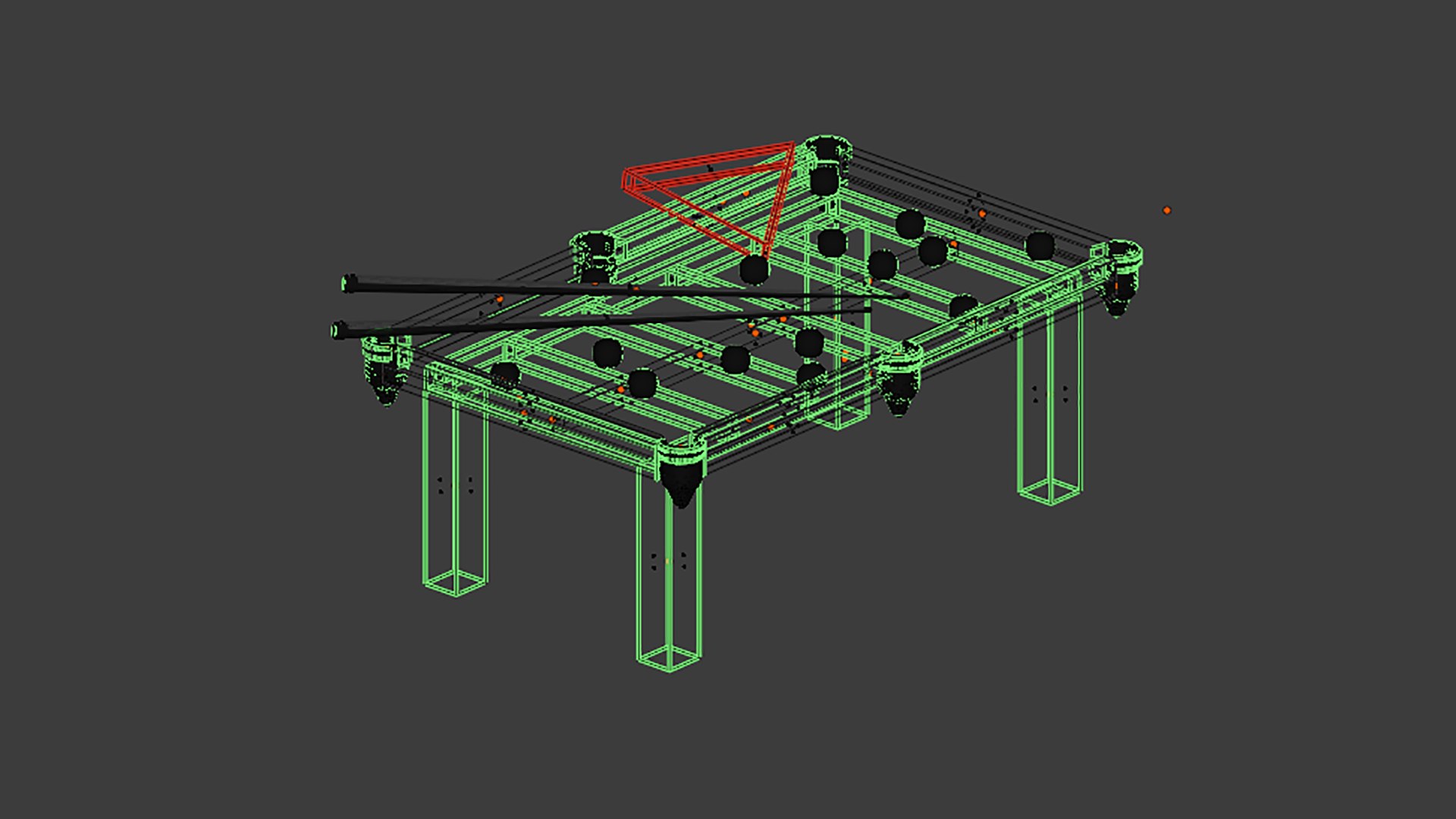 3D Mesa de Bilhar Snooker - TurboSquid 1782398