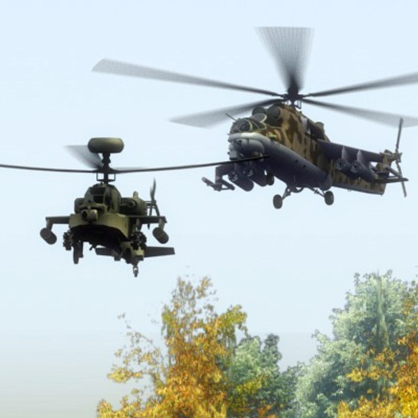 【モーモーさん専】AH-64A ApacheとMi-24V $_57.JPG?set_id=880000500F