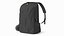 3D Compact Travel Backpack with Wireless Speaker Black model