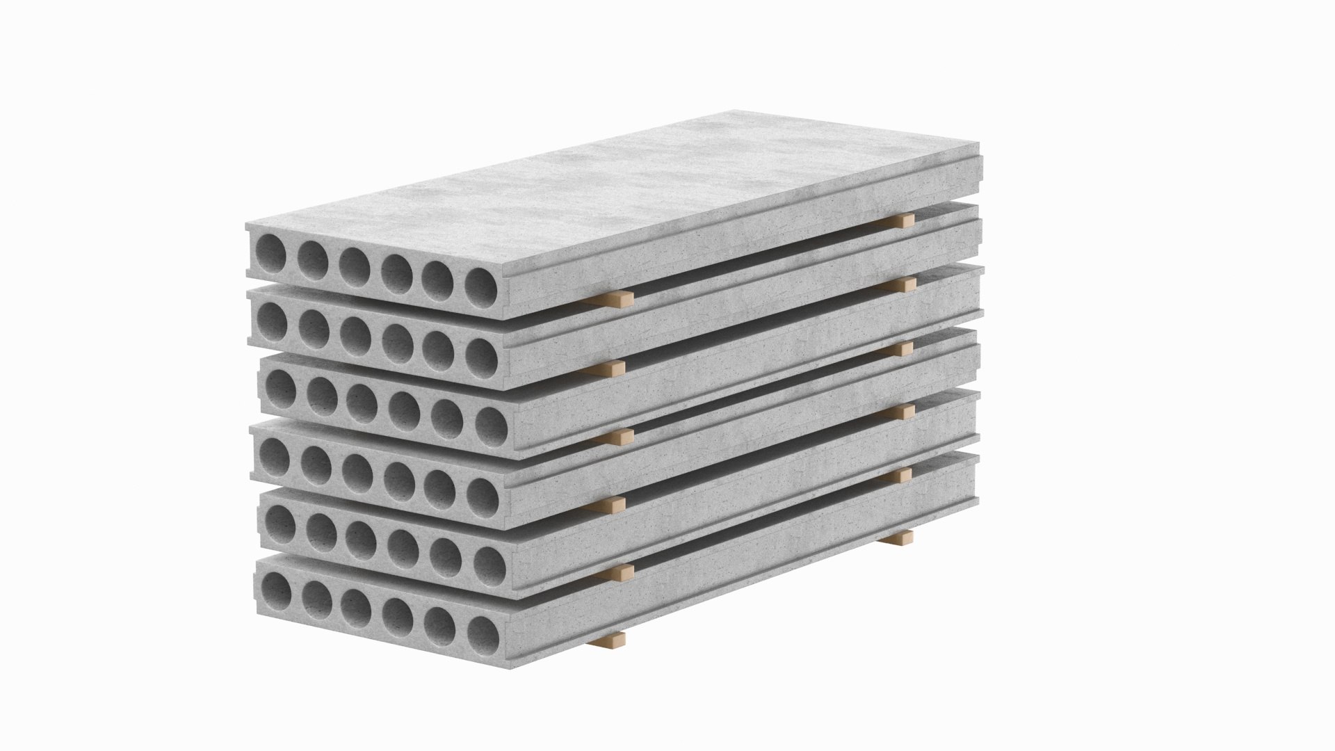 Stacked Concrete Slabs 3D Model - TurboSquid 2311514