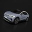フォルクスワーゲン ID.4 3Dモデル 電気SUV
