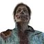 Modelo 3D Zombie Con Cabello
