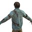 Modelo 3D Zombie Con Cabello