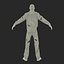 Modelo 3D Zombie Con Cabello