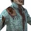 Modelo 3D Zombie Con Cabello