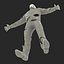 Modelo 3D Zombie Con Cabello