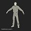 Modelo 3D Zombie Con Cabello