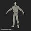Modelo 3D Zombie Con Cabello