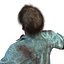 Modelo 3D Zombie Con Cabello