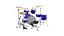 Drum kit 3D model