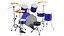 Drum kit 3D model