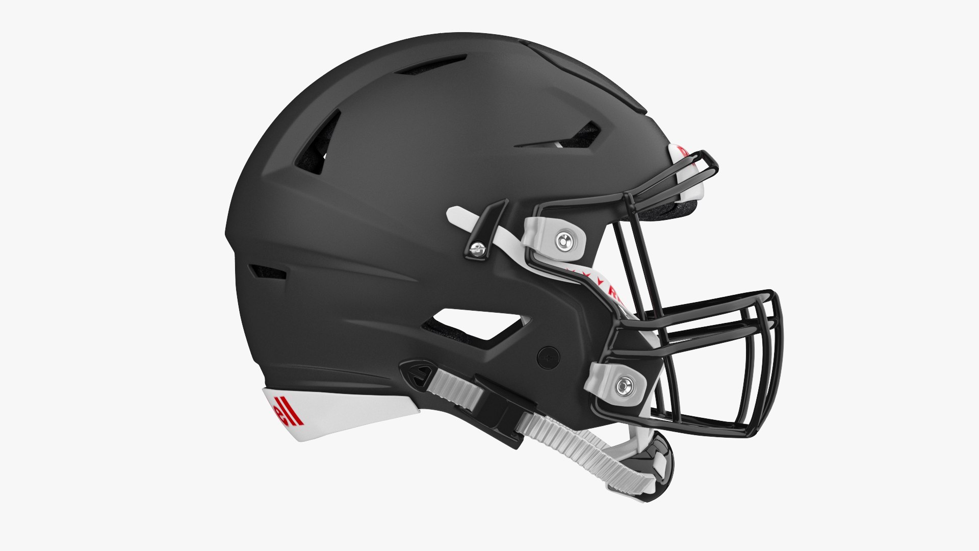 Football Helmet Riddell 2 Model TurboSquid 1954478