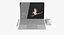 Microsoft Surface Go + Type封面和移动鼠标和笔所有颜色（Rigged和Animated）