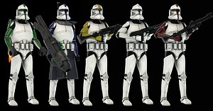 clones 3D model