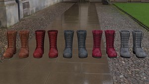 boots 3D model