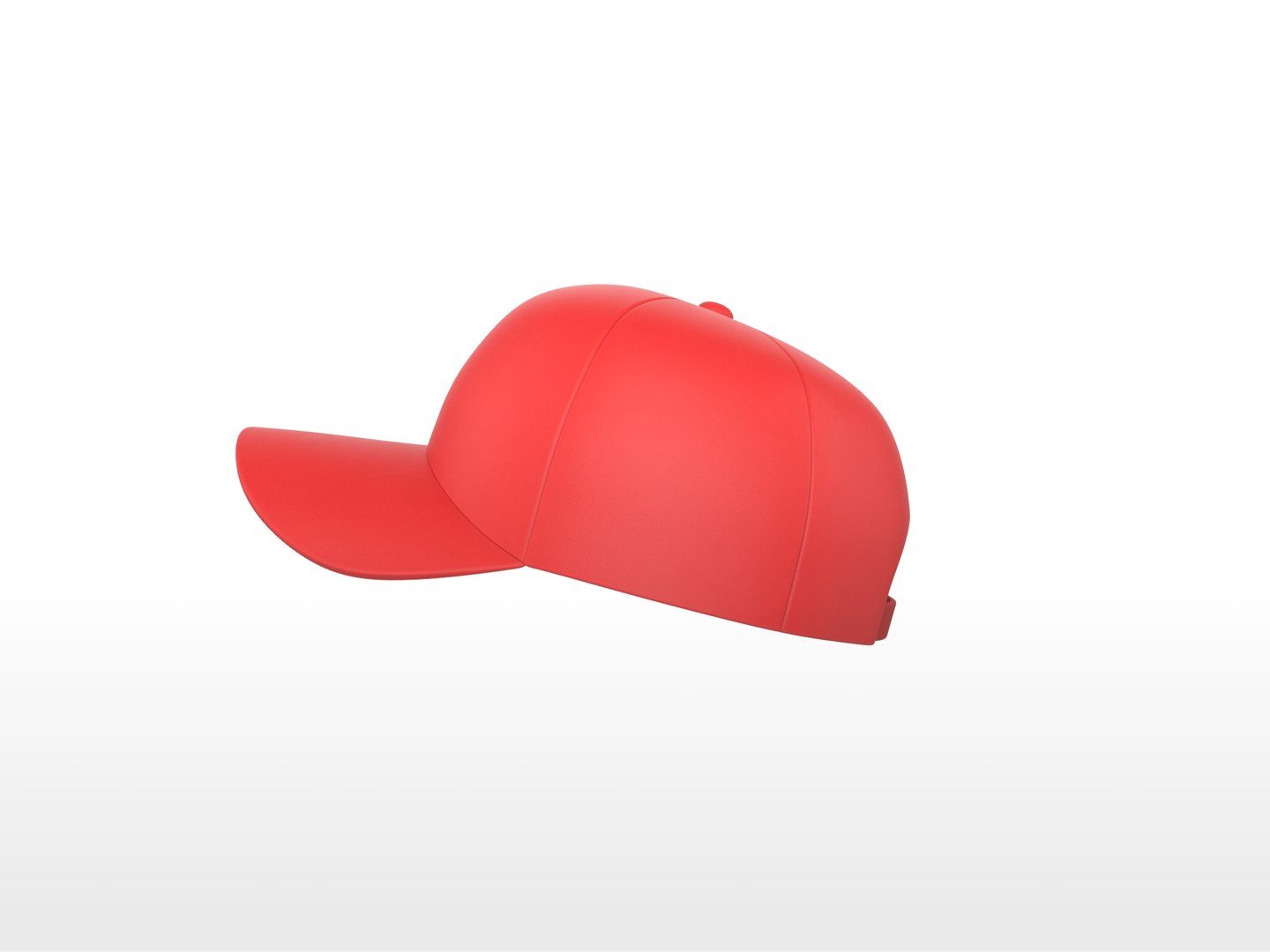 3D Red Cap Model - TurboSquid 2120406
