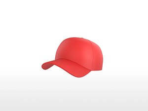 3D Red Cap model