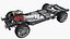 Car Chassis with Engine collection model