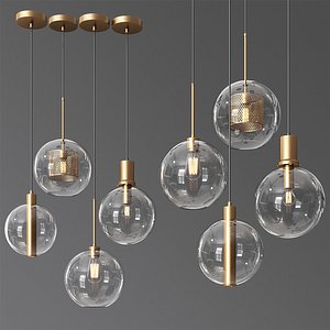 3D - pendant light 13 model