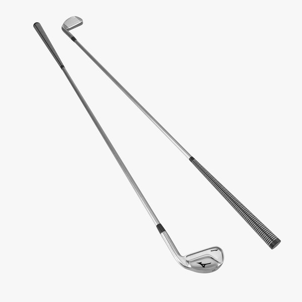 5 iron golf club 3d model