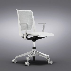 Crate and Barrel - Haworth Very White Office Chair
