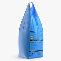 Suspended NOVA Ammonium Nitrate Fertilizer Bag 34 N 400 kg Blue
